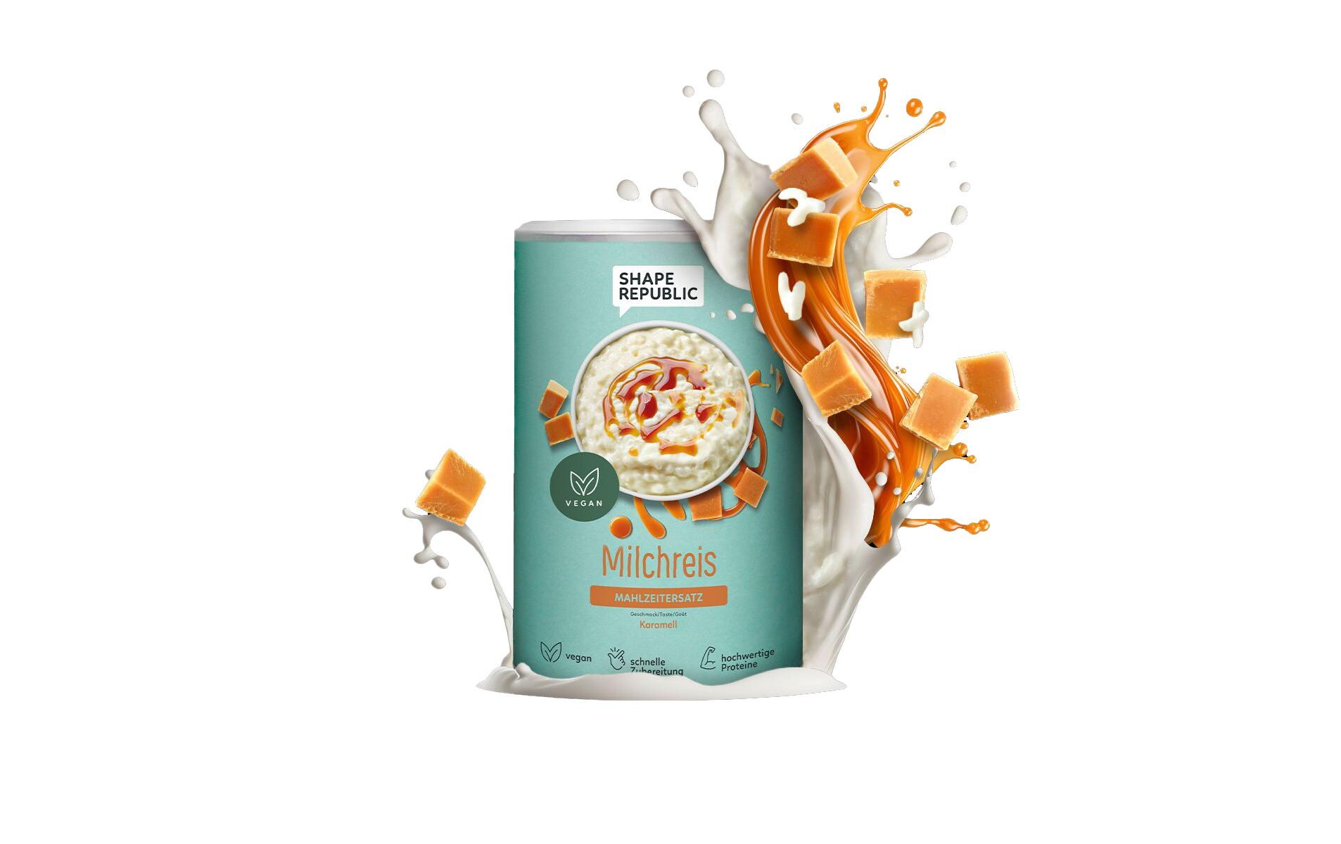 Milchreis Karamell 560 gMahlzeitenersatz mit Süssungsmitteln