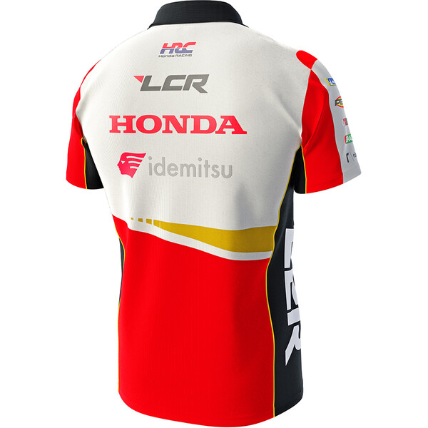 Ixon - Polo LCR 23 Blanc / Rouge / Noir