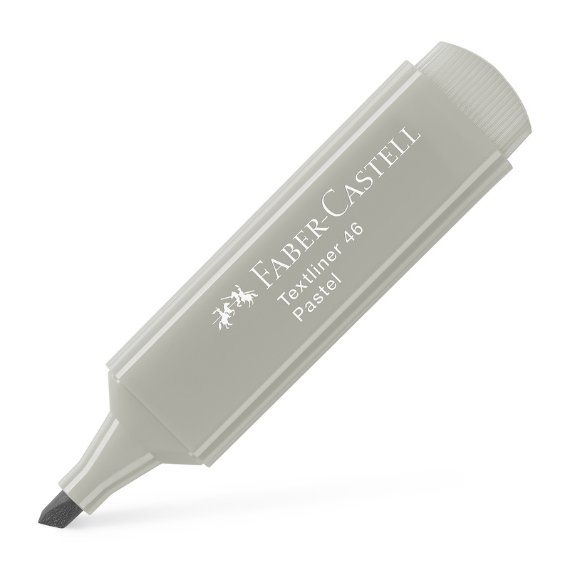 Faber-Castell Leuchtstift 46, Pastell, seidengrau