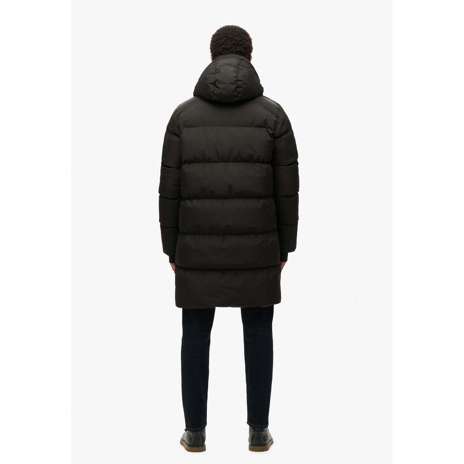 Superdry  Hooded Sports Puffer Mid Jacket