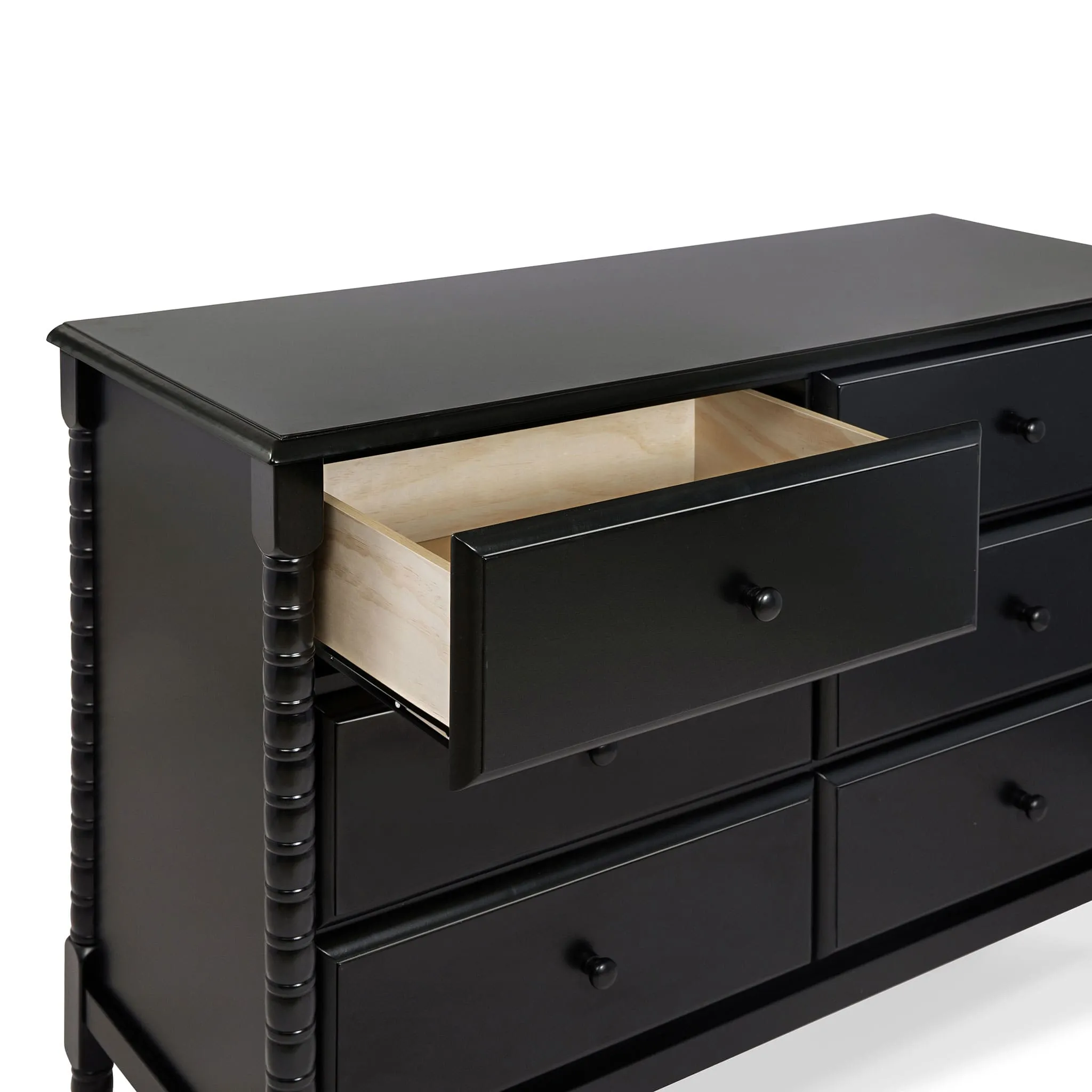 DaVinci Bureau 6 Tiroirs Jenny Lind Spindle - Ébène