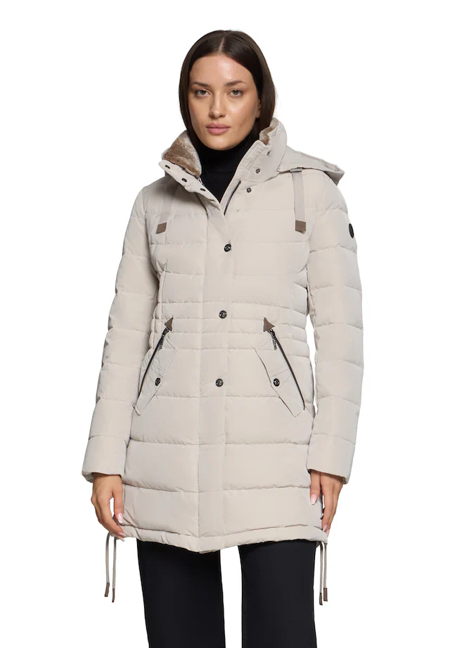 Gil Bret Steppjacke mit Kapuze mit abnehmbarer Kapuze