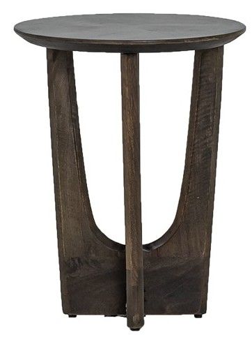 Bijzettafel Olijfbruin Fermo ⌀40  x H50 cm