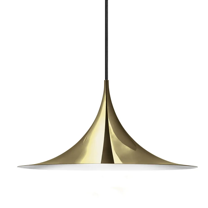 Gubi - Semi Pendelleuchte, Ø 47 cm, Messing