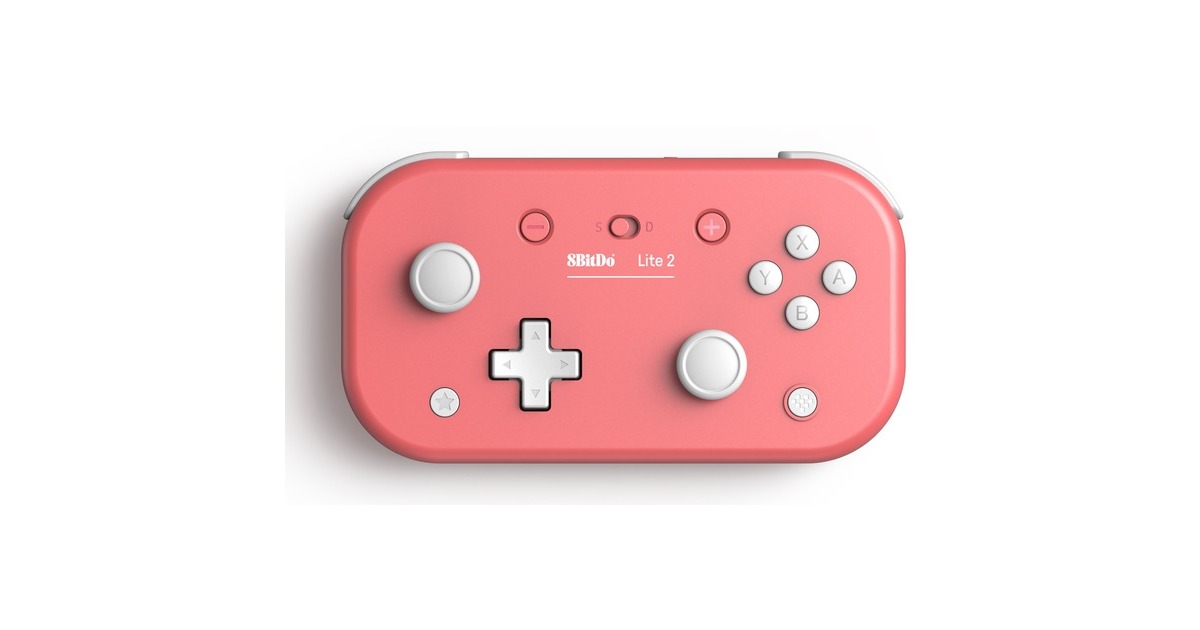 8BitDoLite 2 Pink gamepad  (Pink, Android, Switch, Raspberry Pi)