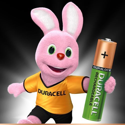 Duracell Oplaadbare AAA batterijen - 750 mAh NiMH - 4 stuks