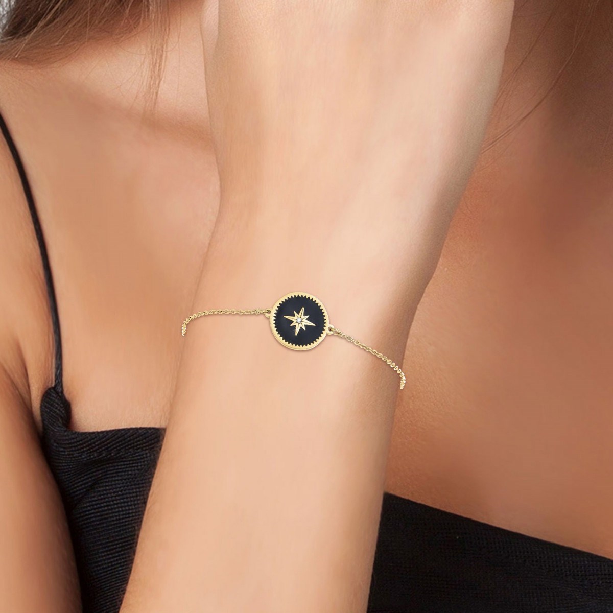 Bracelet SC Bohème orné d'un Cristal scintillant