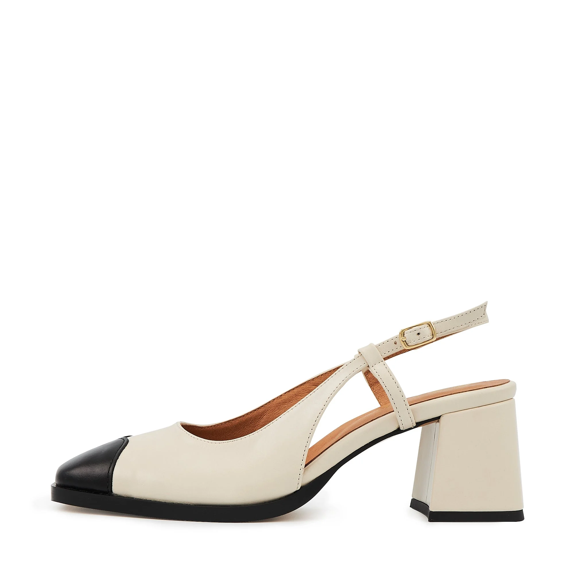 DENISE CUIR - Escarpins en cuir | Beige