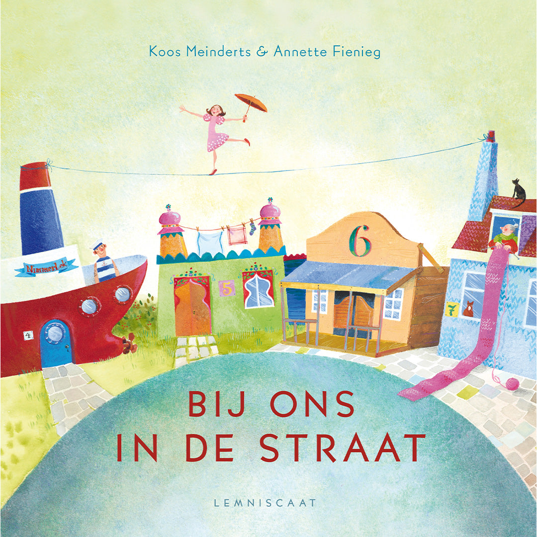 Lemniscaat kartonboek bij ons in de straat