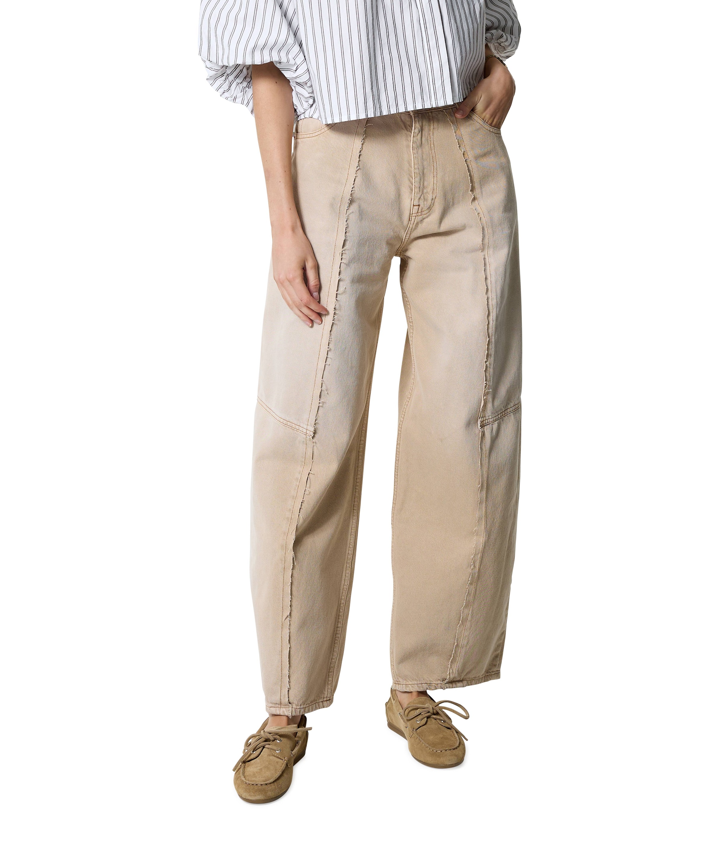 Bellerose 83/PERL dames jeans beige