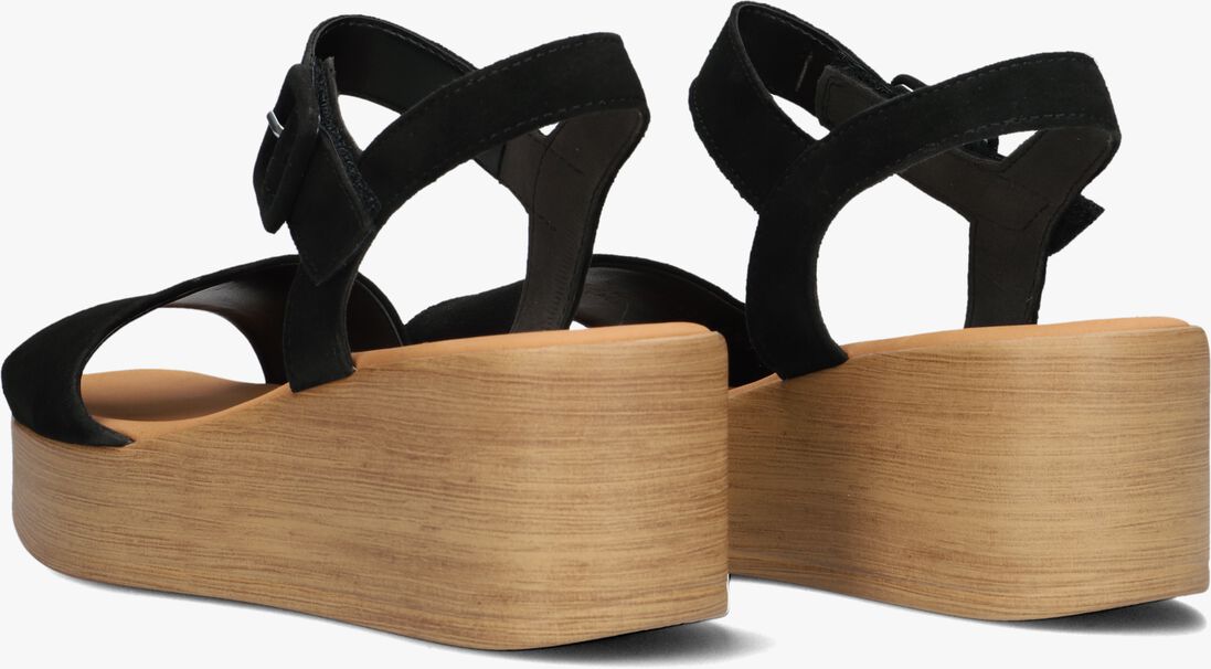 zwarte gabor sandalen met hak 531