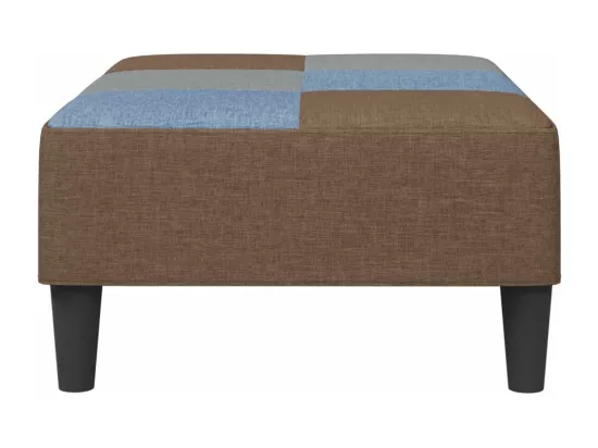 Repose-pied patchwork 77x55x31 cm tissu