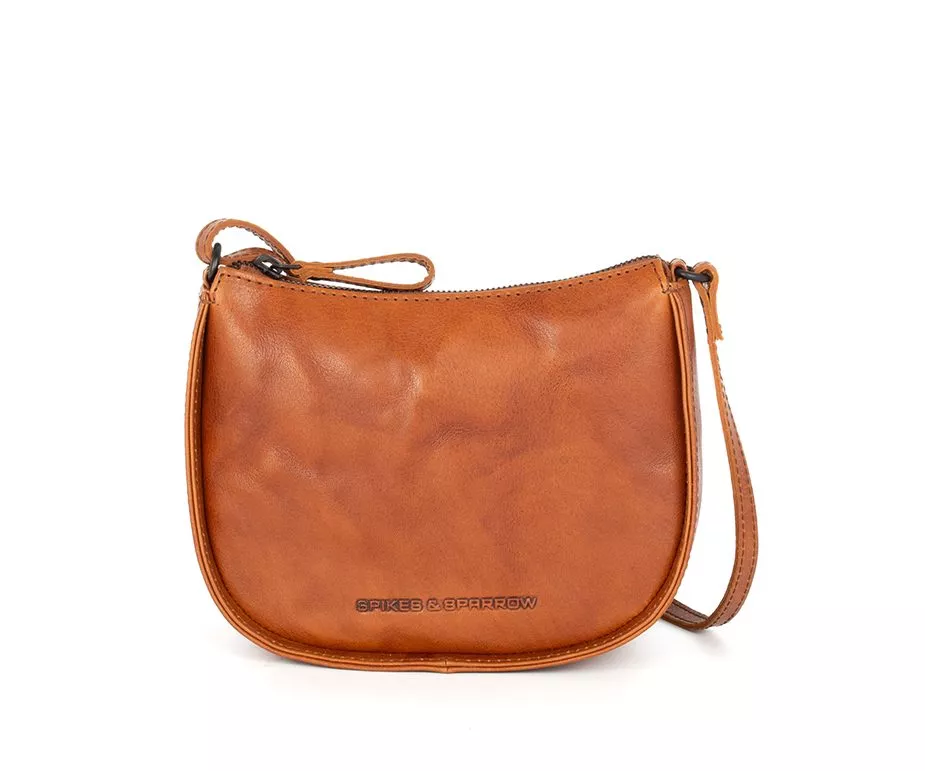 Spikes & Sparrow Emilie Crossbody Tas Brandy