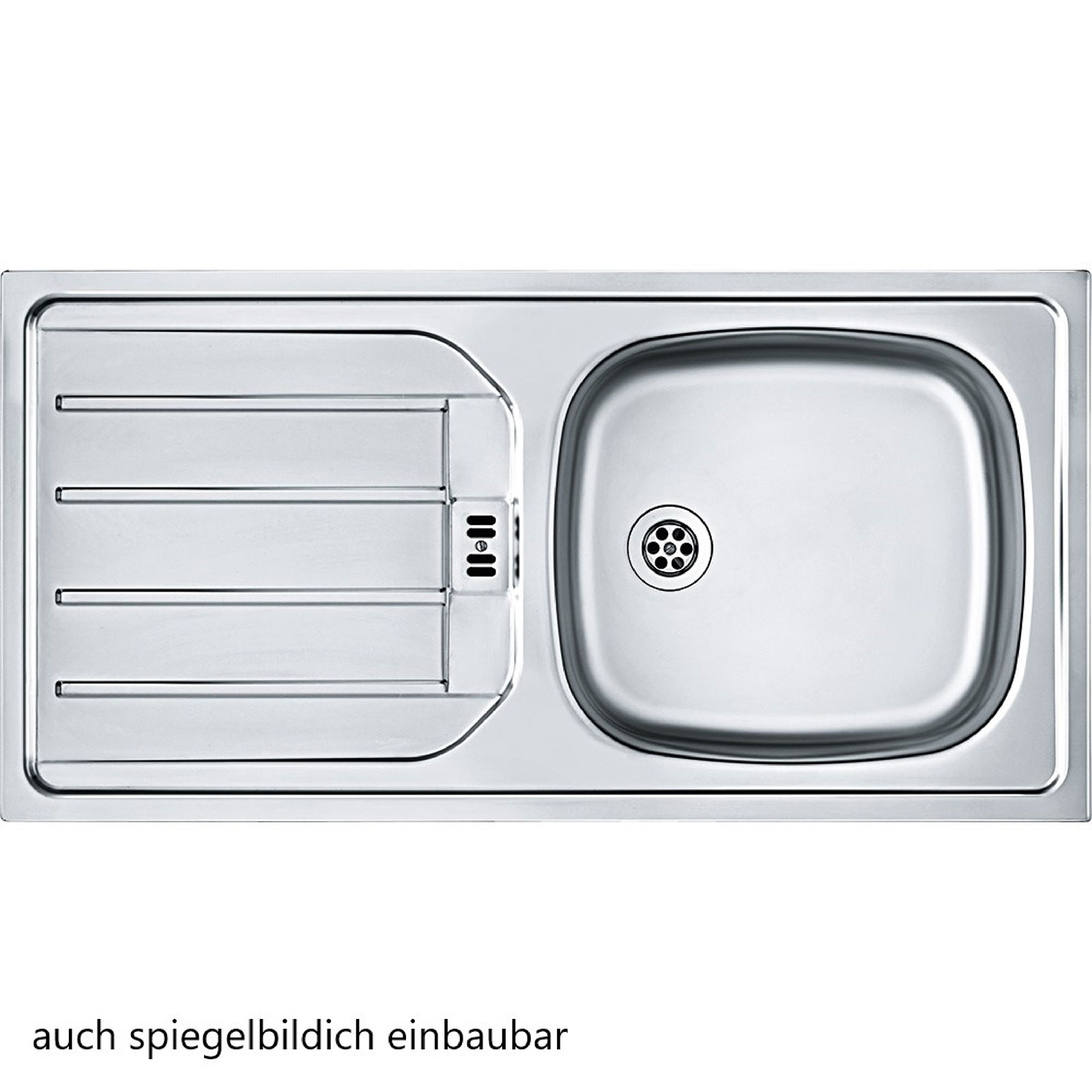 Küchenblock FLORENZ - grau matt - Wotan Eiche - mit E-Geräten - 300 cm