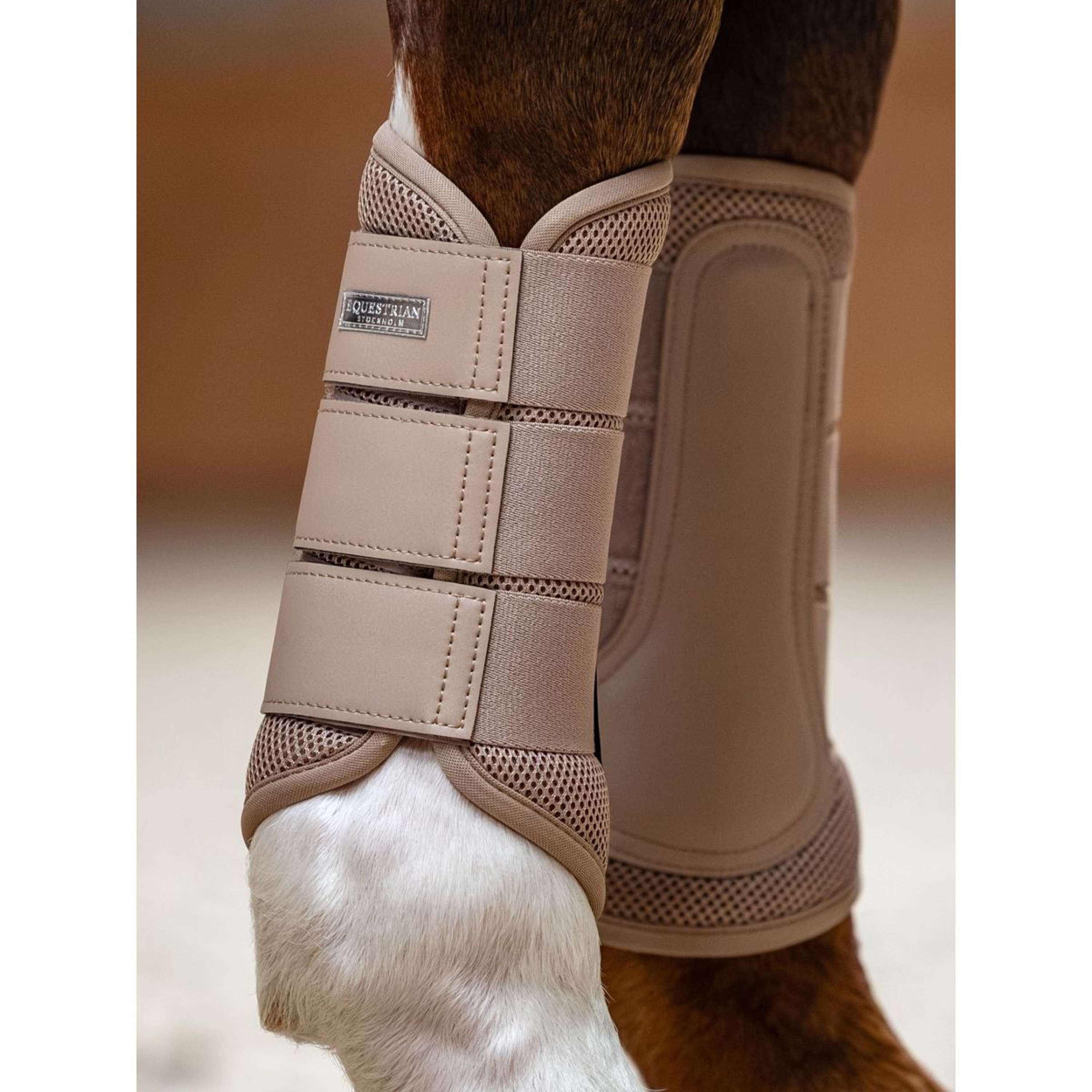 Equestrian Stockholm Beenbeschermers Classic Mesh Sand