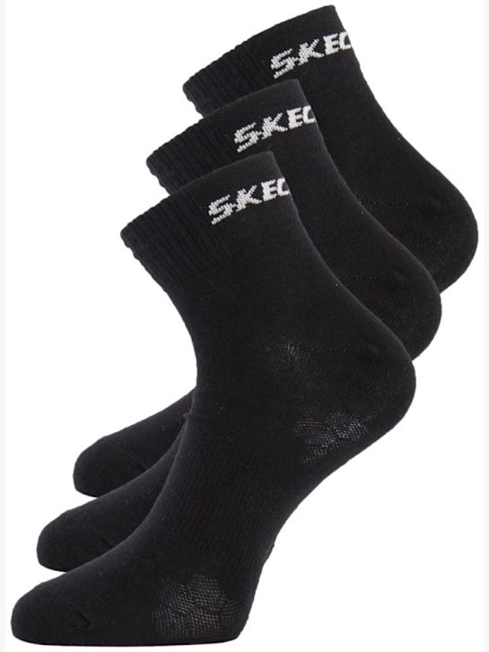 Skechers 3 Pack Socken Schwarz