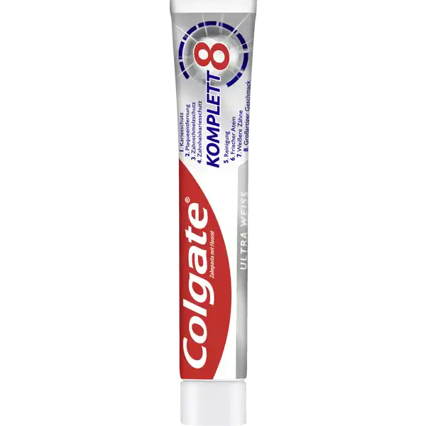 Zahncreme Komplett 8 Ultra Weiss