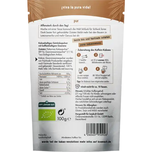 Bio Pur Koffein-Kakao