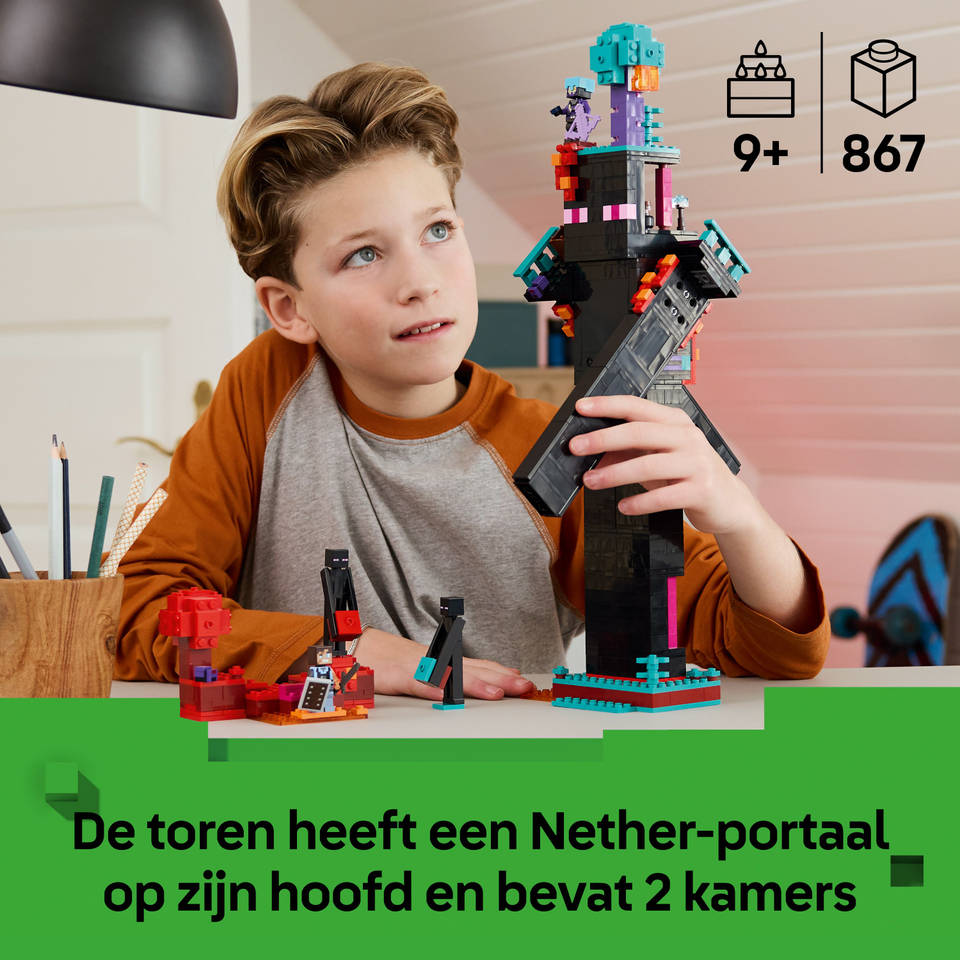 LEGO Minecraft de Enderman toren 21279