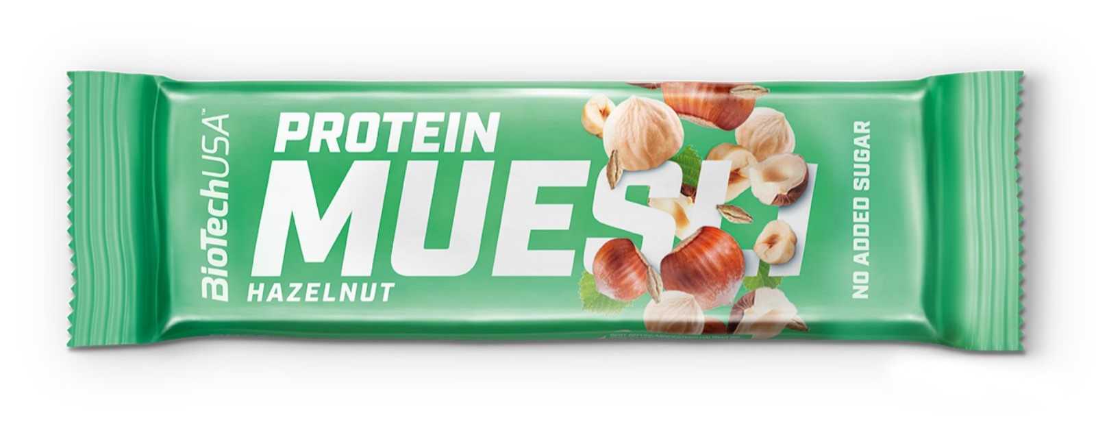 Barra de proteína de muesli Biotech USA 30g