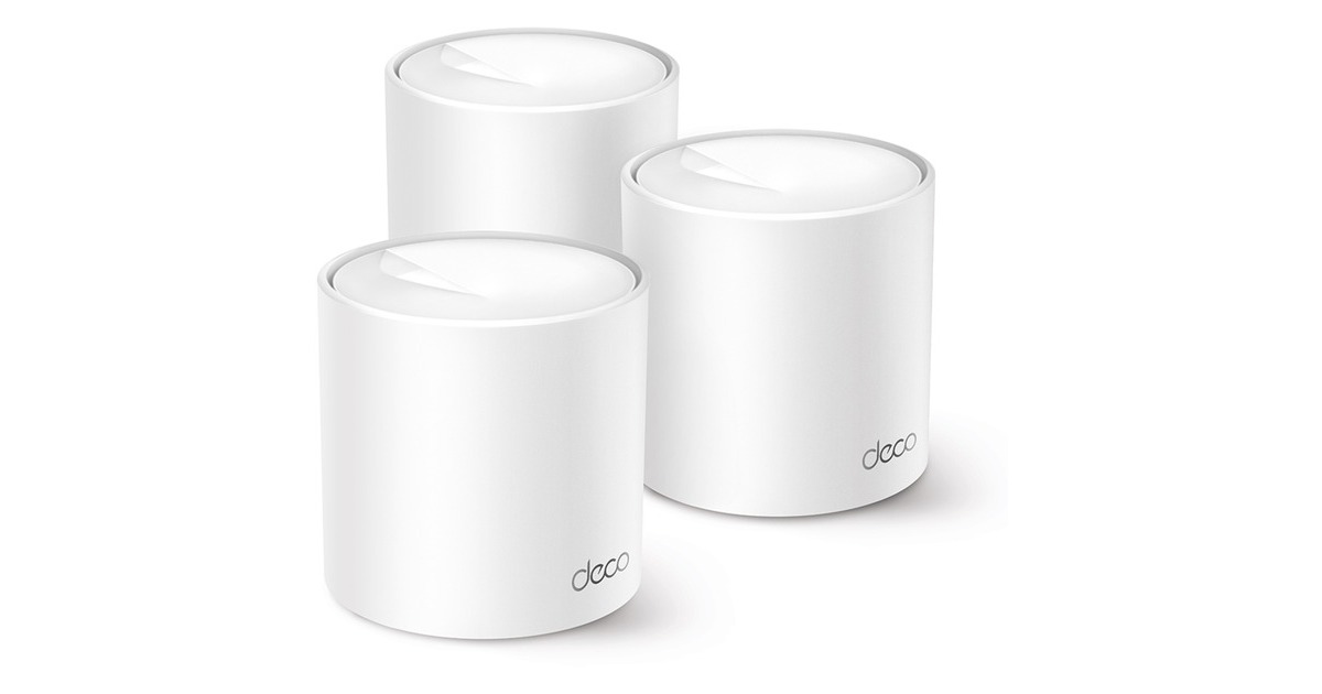 TP-LinkDeco X10 mesh router  (Wit, 3 stuks)