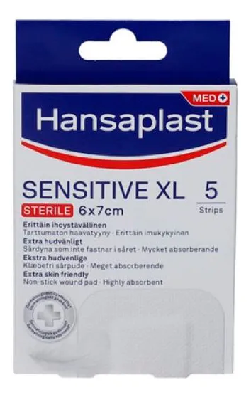 Hansaplast Sensitive XL - 5 stk.