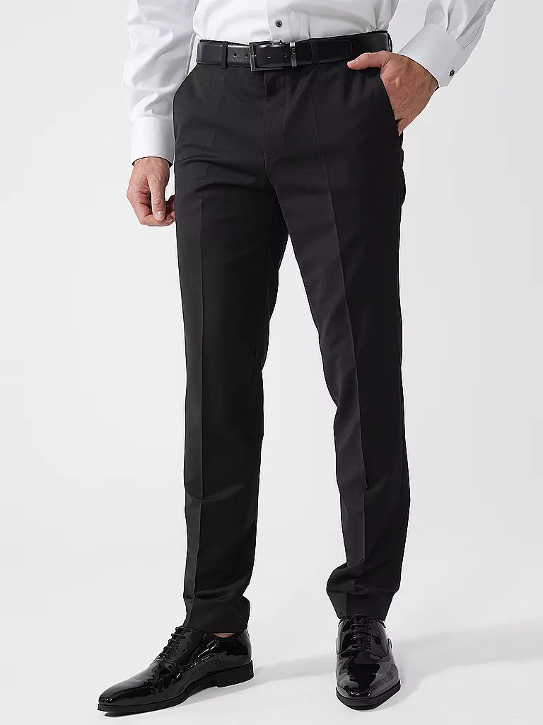 HUGO Anzughose Extra-Slim-Fit HESTON M204X schwarz