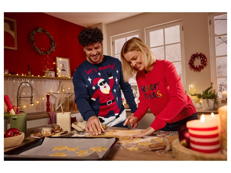 Heren kersttrui met lampjes
