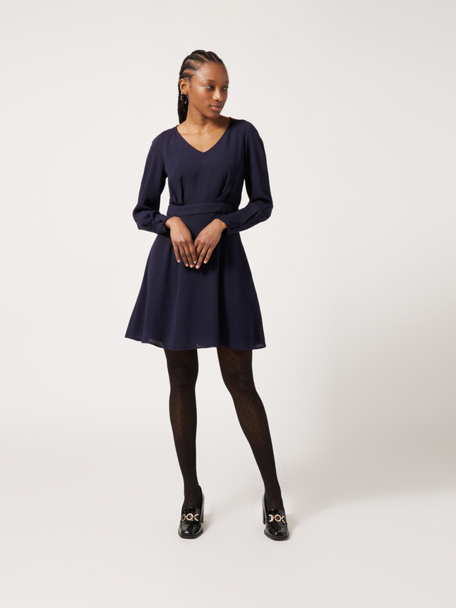 Robe patineuse manches longues