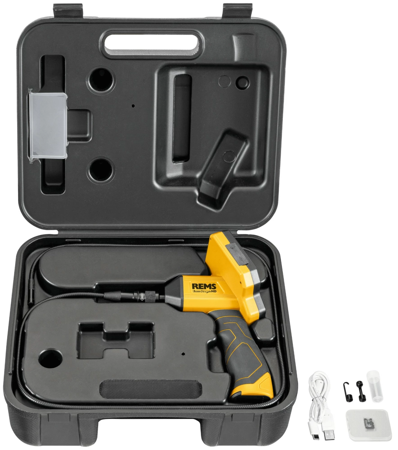 REMS 175400 R4 CamScope HD (1x 4.0 Ah Accu) inspectiecamera set in koffer