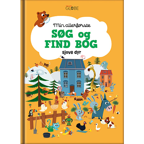 Min allerførste søg og find bog - Sjove dyr - Romain Guyard