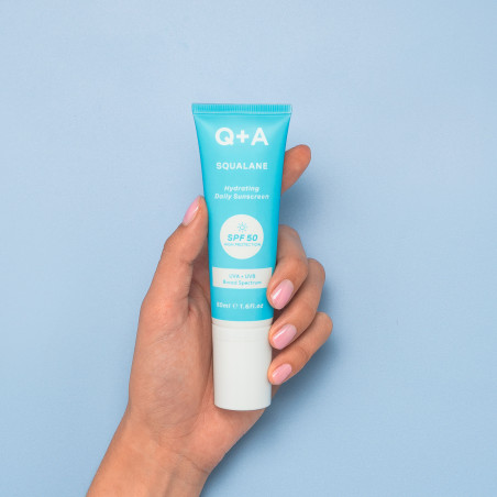 Q+A Squalane SPF 50 Hydrating Daily Sunscreen