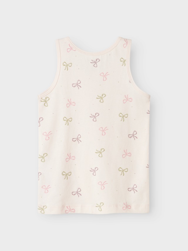 Name It Unterhemd »NMFTANK TOP 2P BARELY PINK BOW NOOS«, 2 Stk.