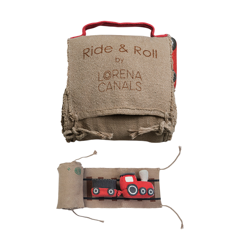 Stoffspielzeug Ride & Roll Train