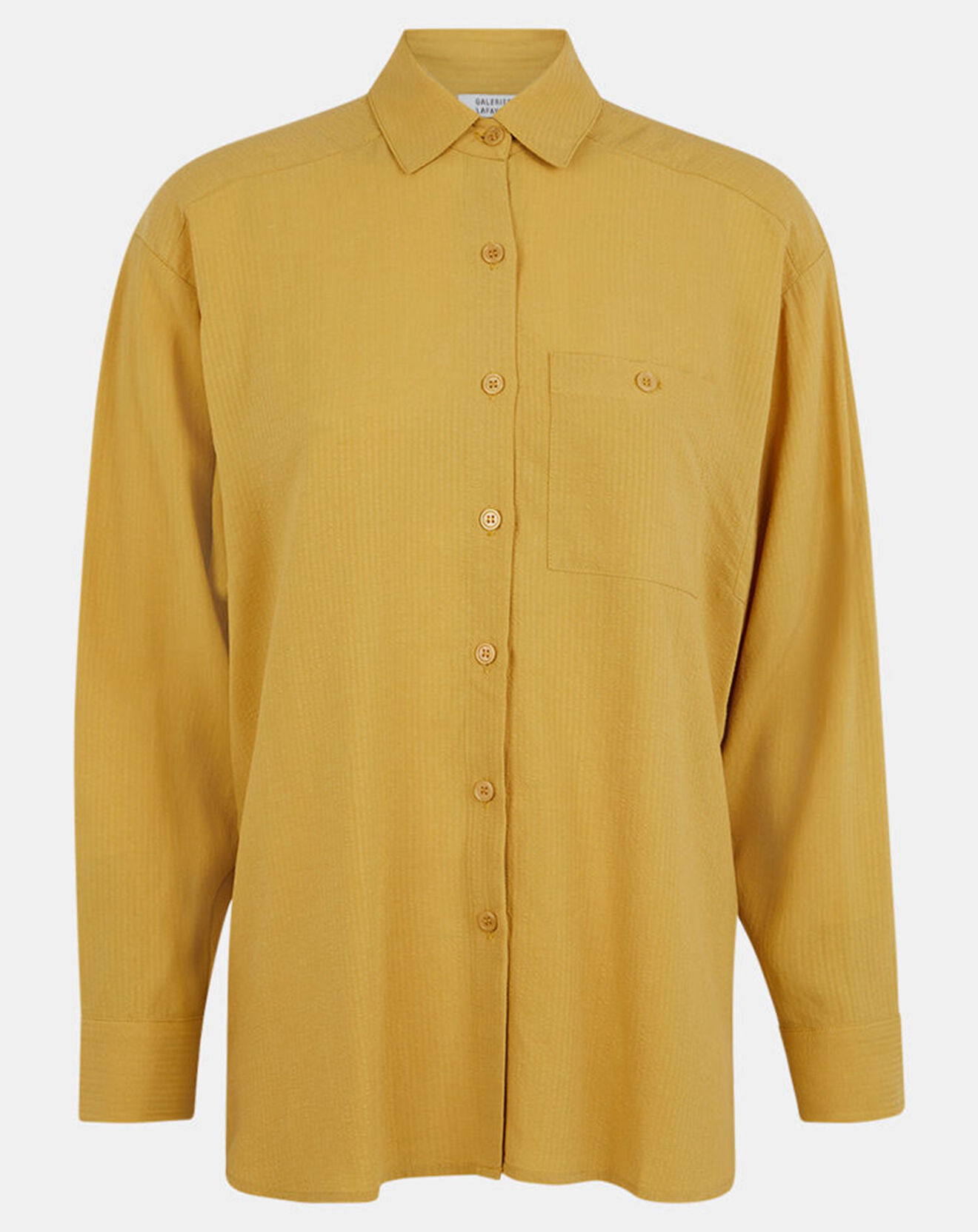 Galeries Lafayette Chemise Paros kaki clair