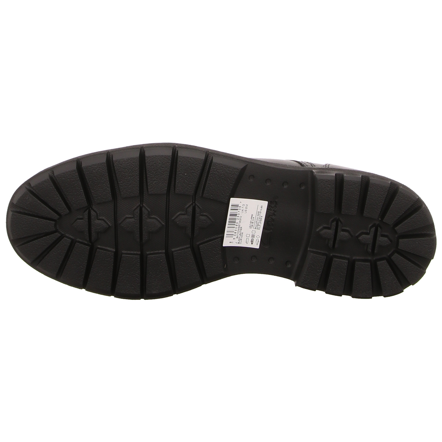 Clarks Schnürhalbschuh schwarz