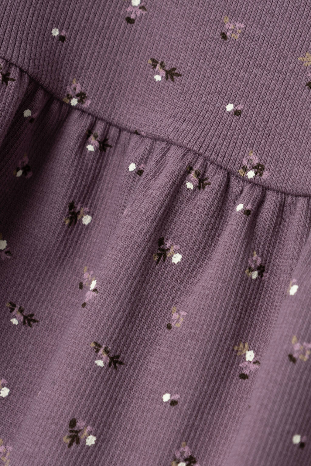 NAME IT gebloemde baby jurk NBFOLINNE mauve