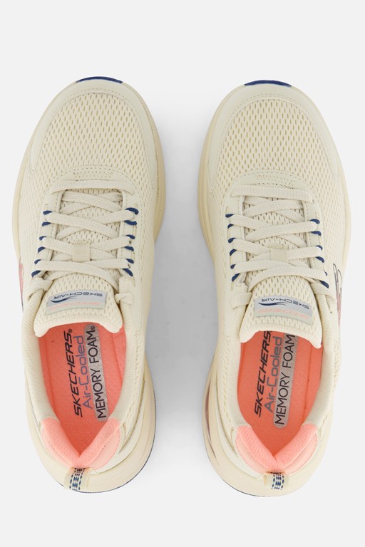 Skechers Skech-Air Meta Sneakers wit Suede