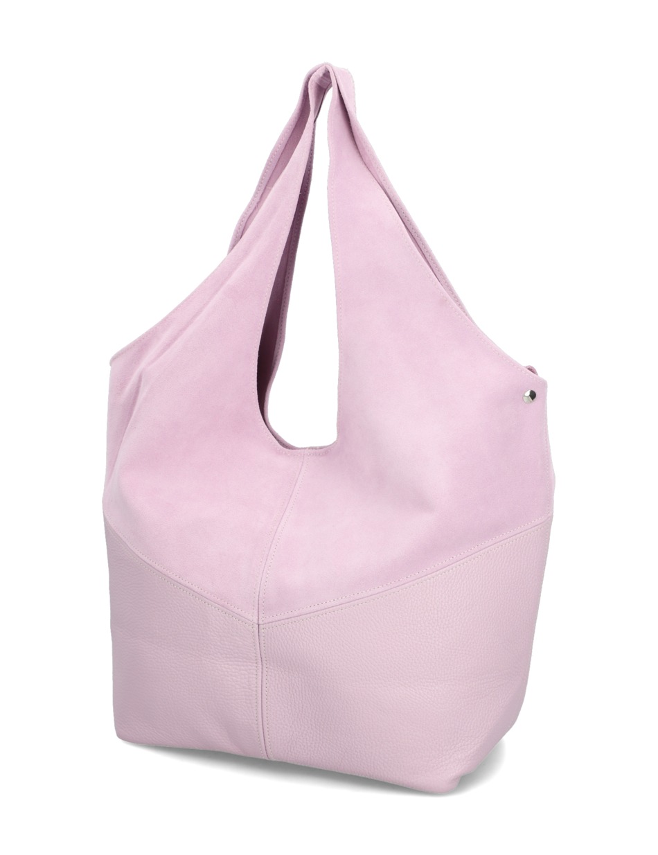 Veloursleder Shopper