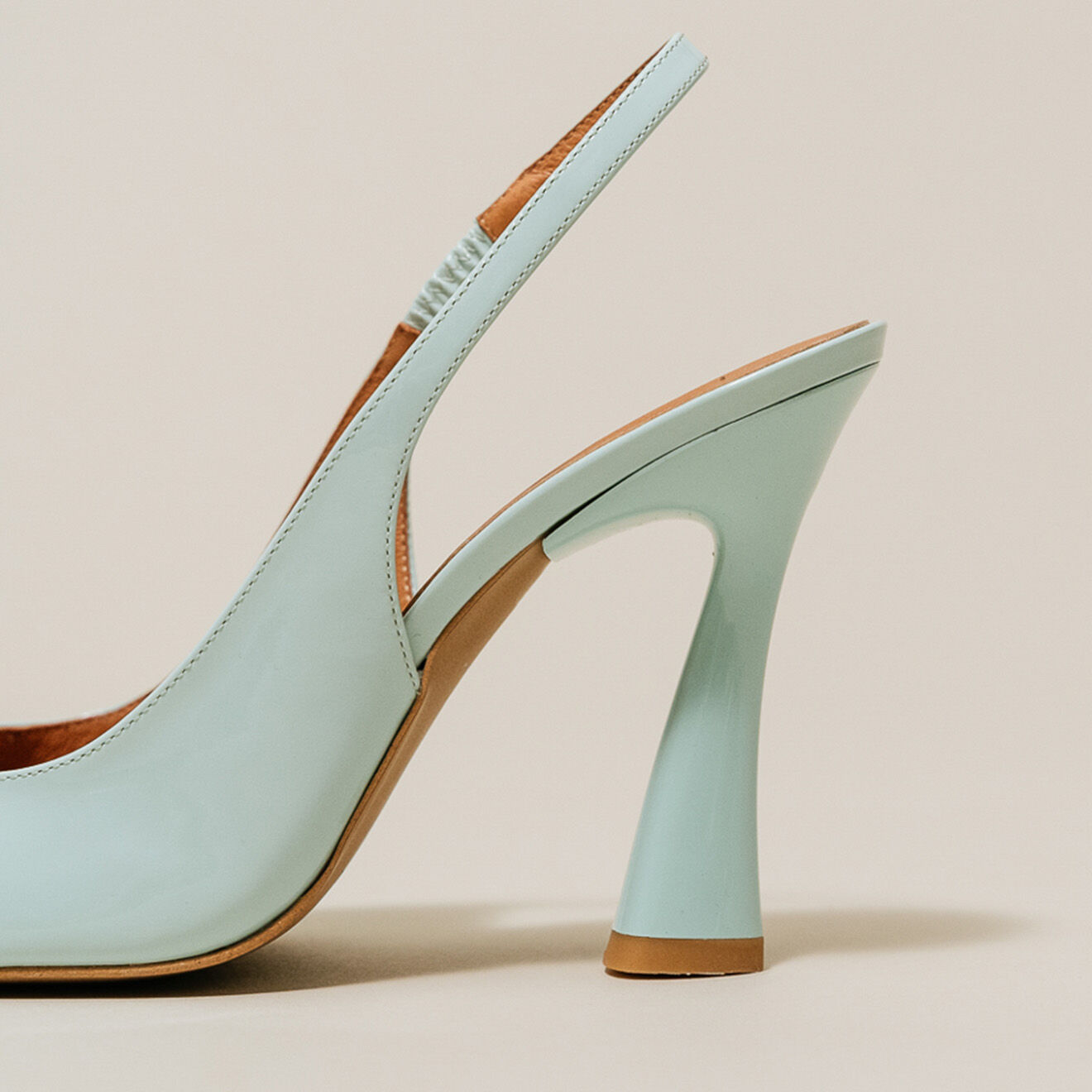 Jonak Escarpins en Cuir verni Dressy turquoise clair - Talon 10 cm