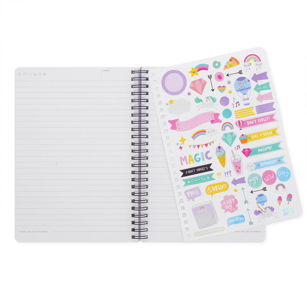 Caderno Espiral A5 Grande - Unicórnio