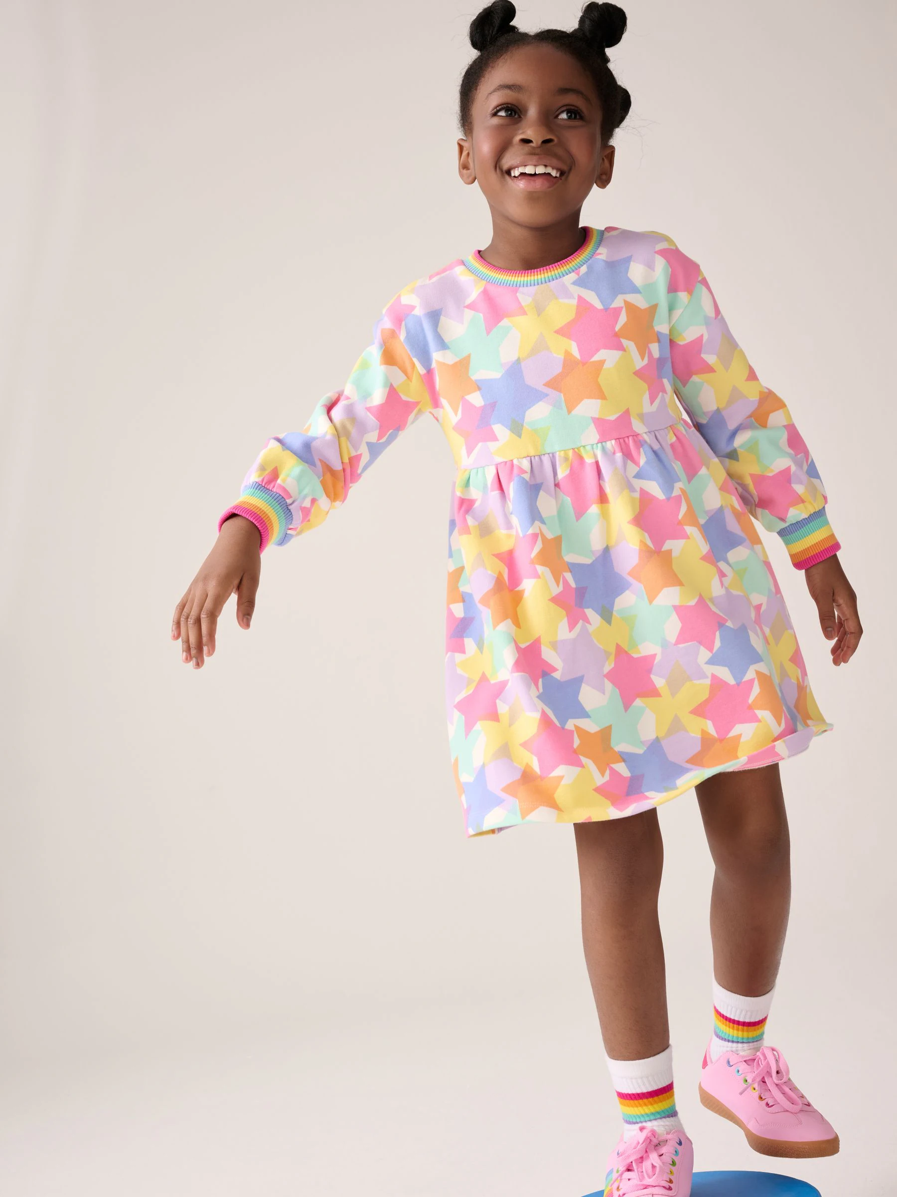 Little Bird by Jools Oliver Skater Confetti Star Sweat Dress