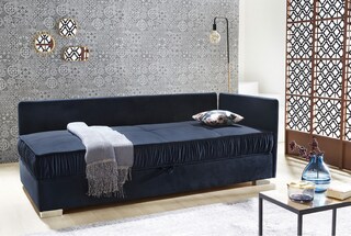 Schlafsofa LINA 207 cm dunkelblau