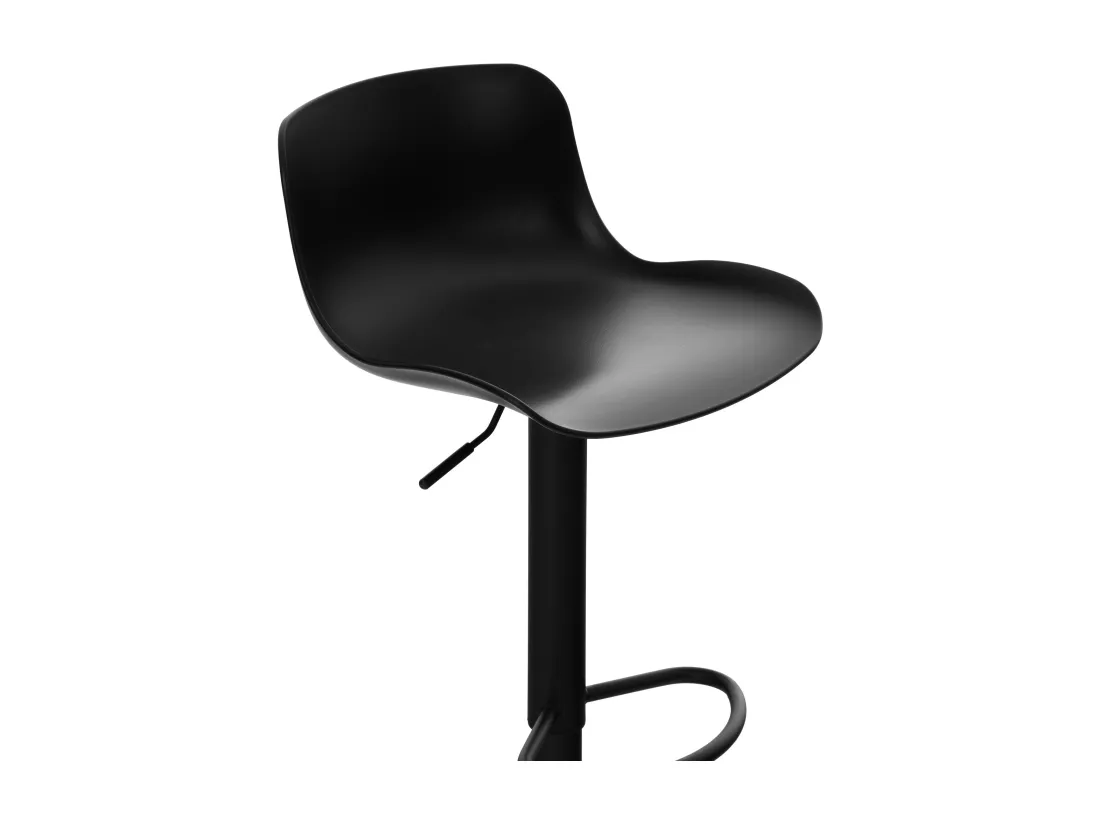 Tabouret de bar - Plastique & Antique - Noir - Almada
