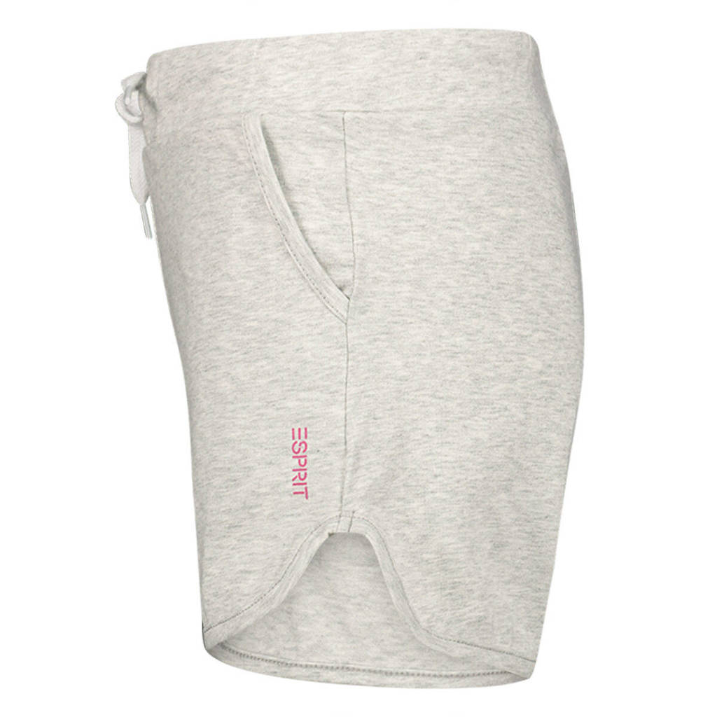 ESPRIT T-shirt + short lichtgroen/lichtgrijs melange