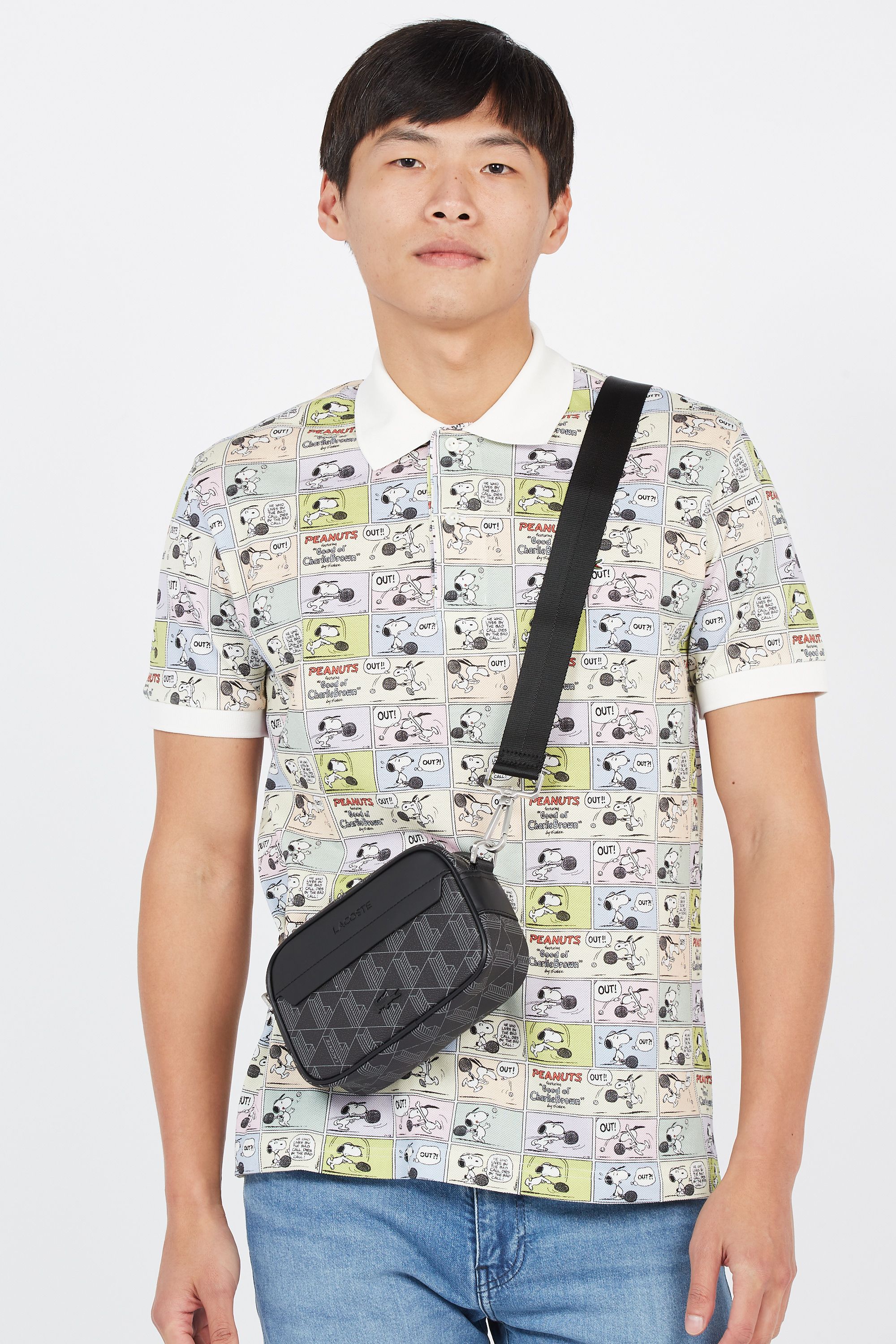 LACOSTE Sac bandoulière Noir