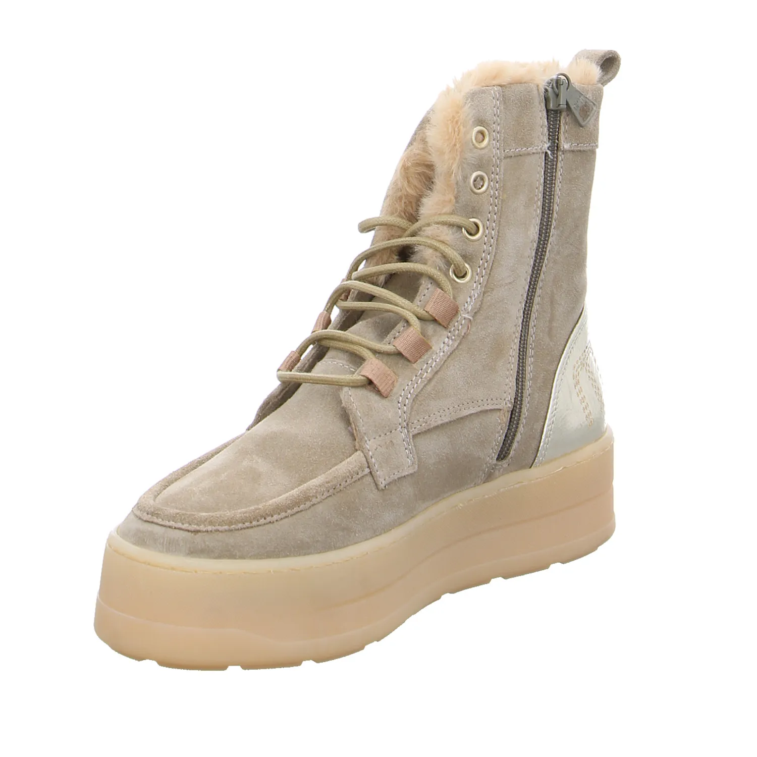 MJUS Boot Beige Leder