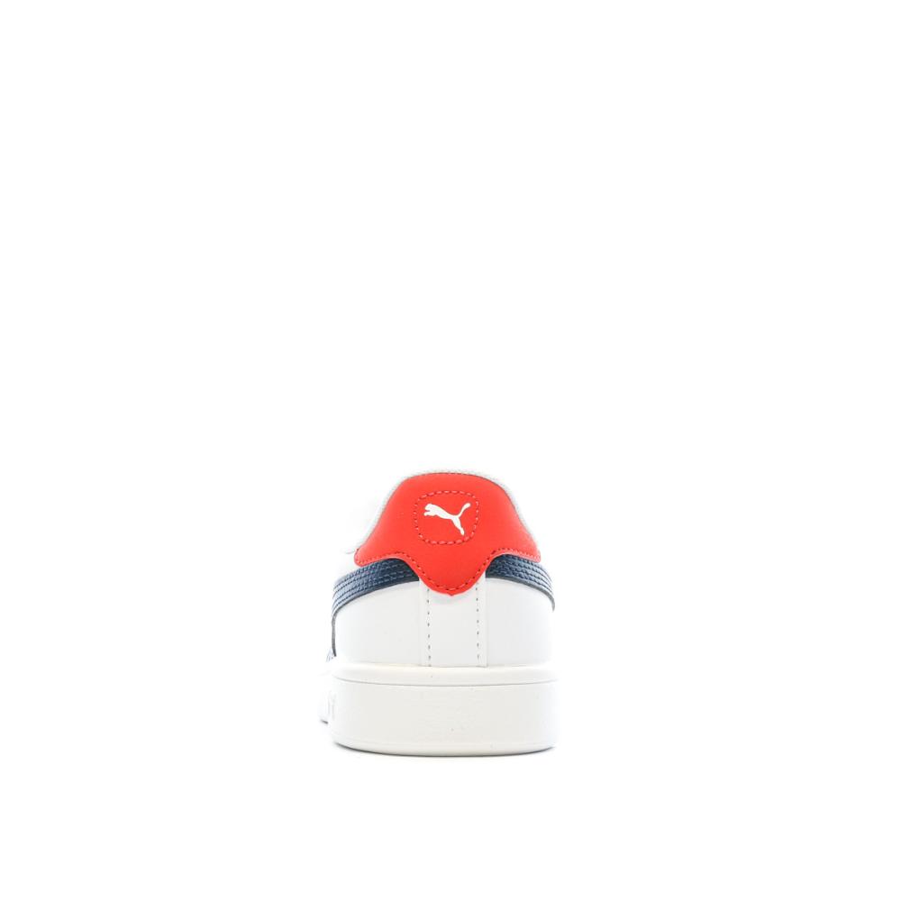 Puma Baskets Blanches/Marine Garçon Puma Smash 3.0