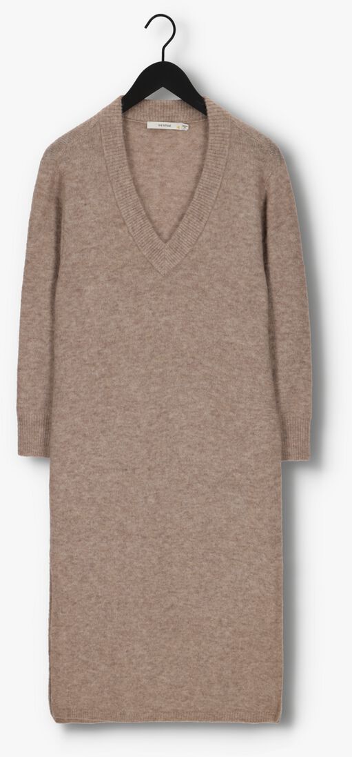 GESTUZ zand gestuz midi jurk alpha long v-dress