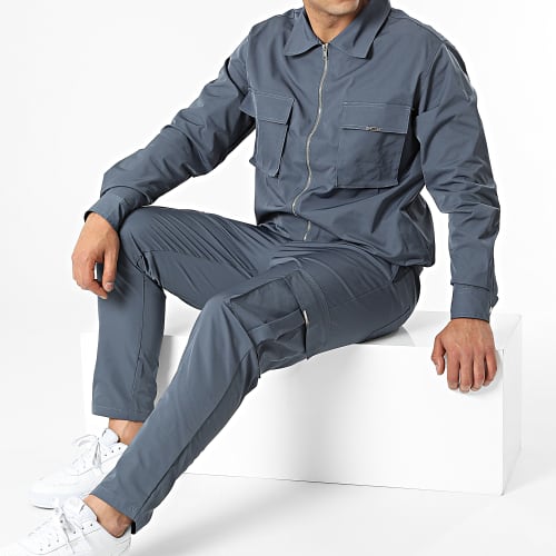Ensemble Veste Et Pantalon Jogging Bleu Marine